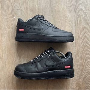 SOLD - SUPREME x AIR FORCE 1 LOW ‘LOGO BOX - BL VX ACK’